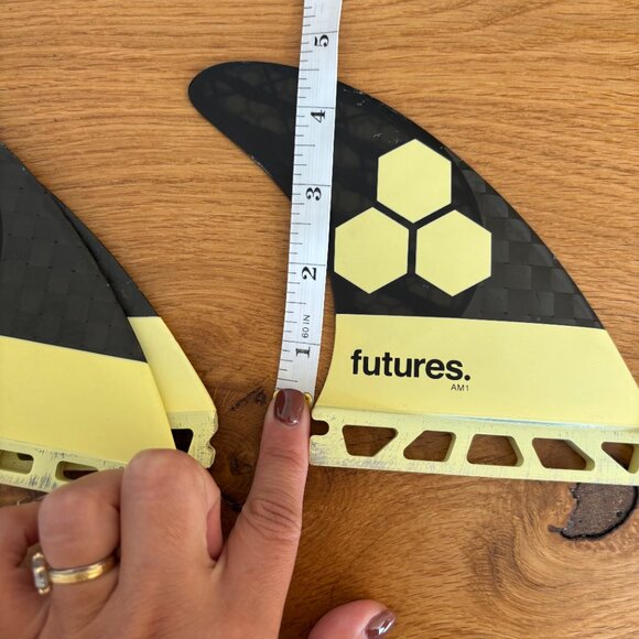 EUC Future Black Stix Thruster Surf Fins - Size M - Picture 8 of 8